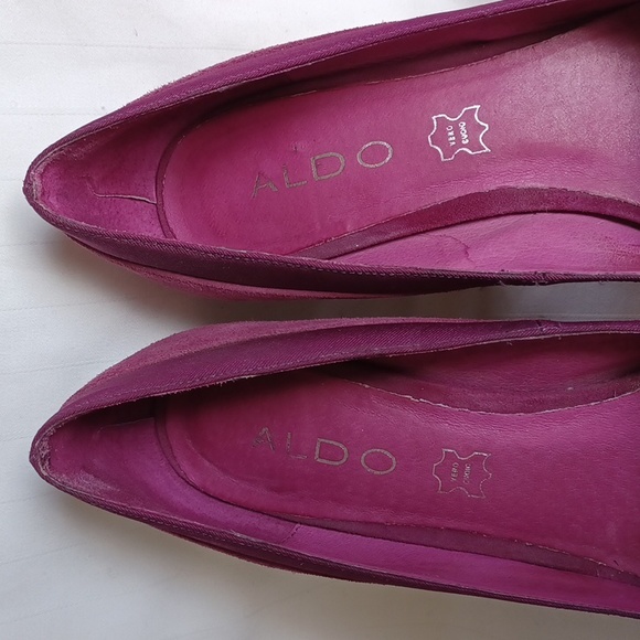 Aldo Purple Suede Hidden Platform Pump- Sz. 38/7.5 - Picture 3 of 16